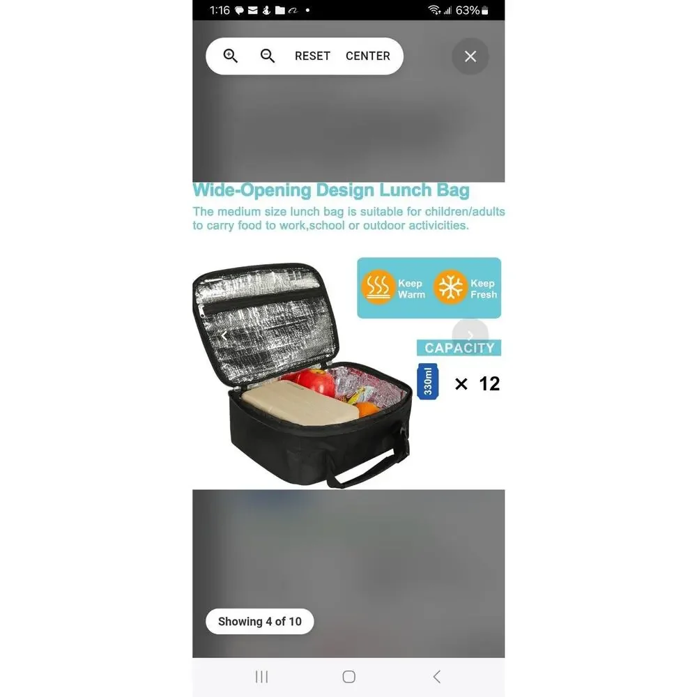 Black Lunch Box/Bag